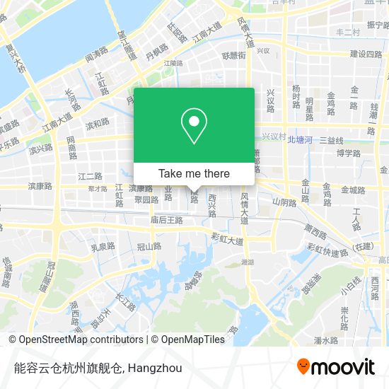 能容云仓杭州旗舰仓 map