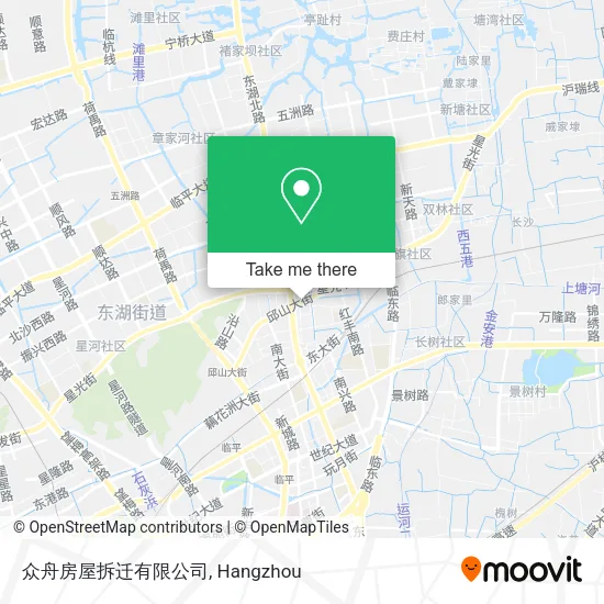 众舟房屋拆迁有限公司 map
