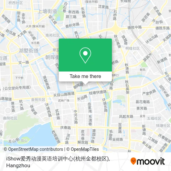 iShow爱秀动漫英语培训中心(杭州金都校区) map