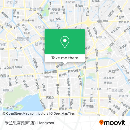 米兰思蒂(朝晖店) map