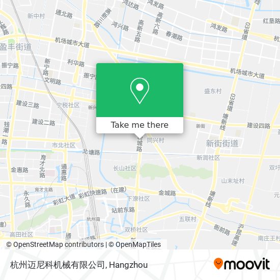 杭州迈尼科机械有限公司 map