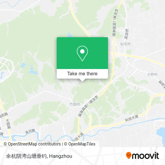 余杭阴湾山塘垂钓 map