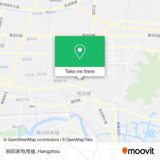 杨阳家电维修 map