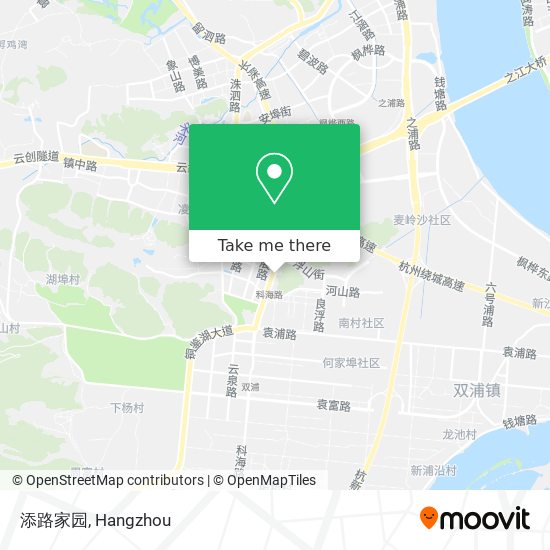 添路家园 map