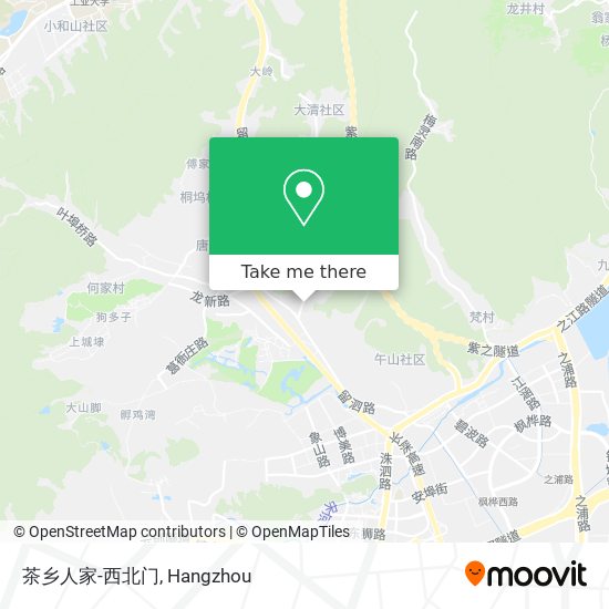 茶乡人家-西北门 map