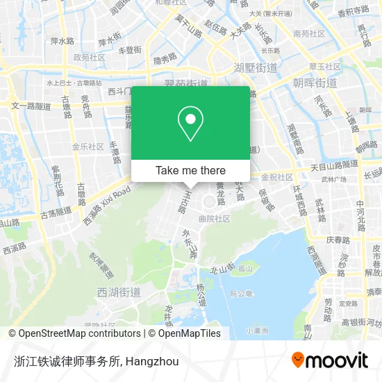 浙江铁诚律师事务所 map