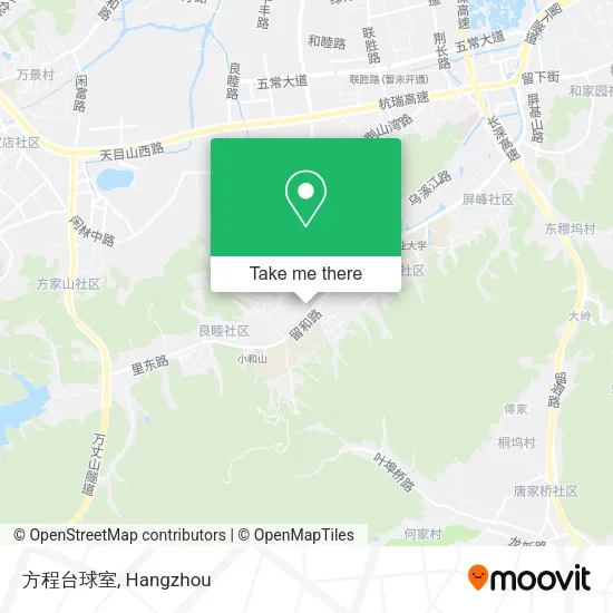 方程台球室 map