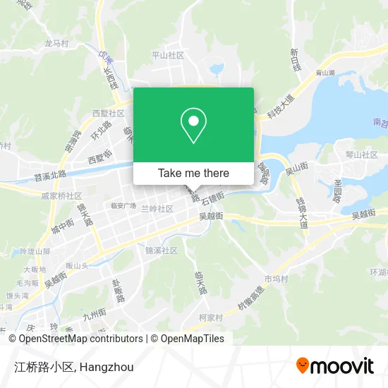 江桥路小区 map