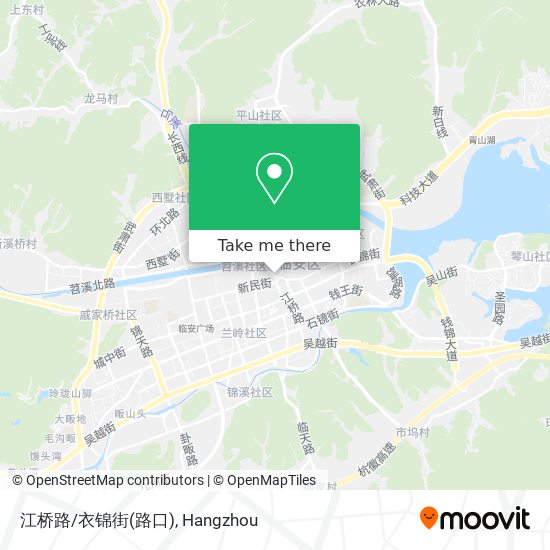 江桥路/衣锦街(路口) map