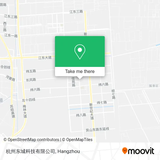 杭州东城科技有限公司 map