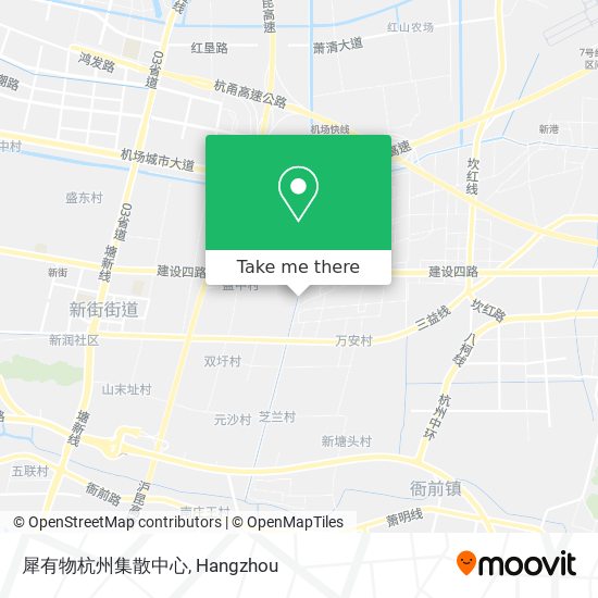 犀有物杭州集散中心 map