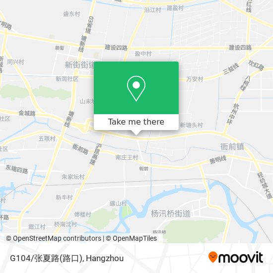 G104/张夏路(路口) map