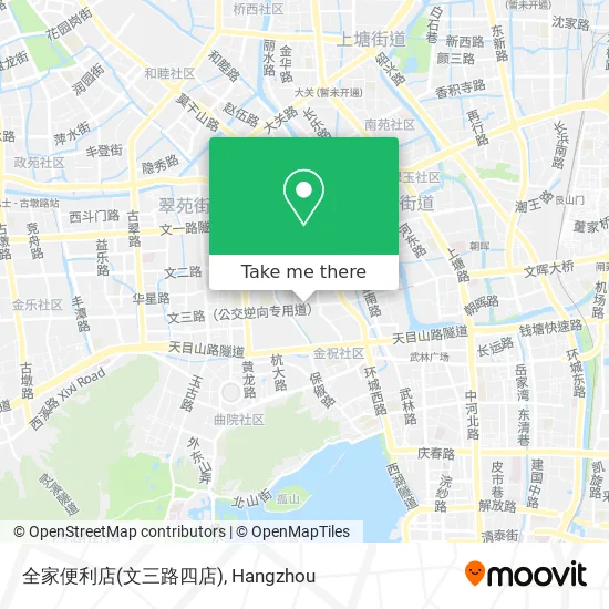 全家便利店(文三路四店) map