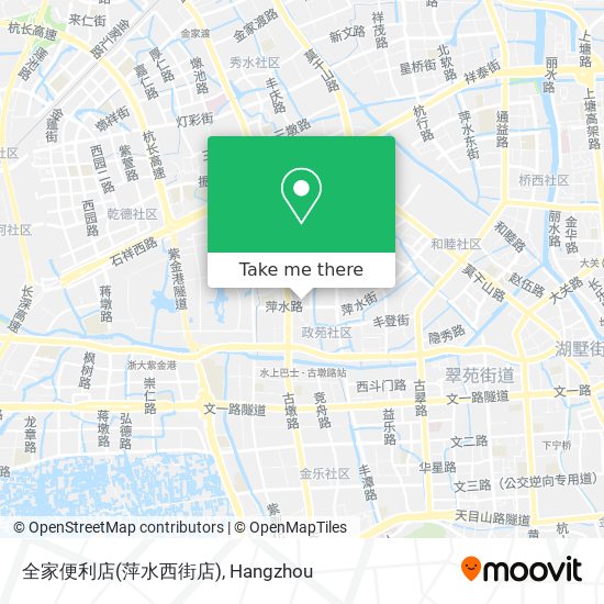 全家便利店(萍水西街店) map