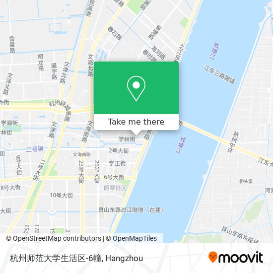 杭州师范大学生活区-6幢 map