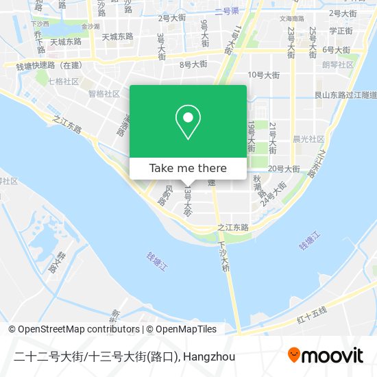 二十二号大街/十三号大街(路口) map