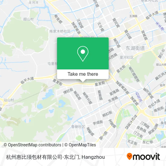 杭州惠比须包材有限公司-东北门 map
