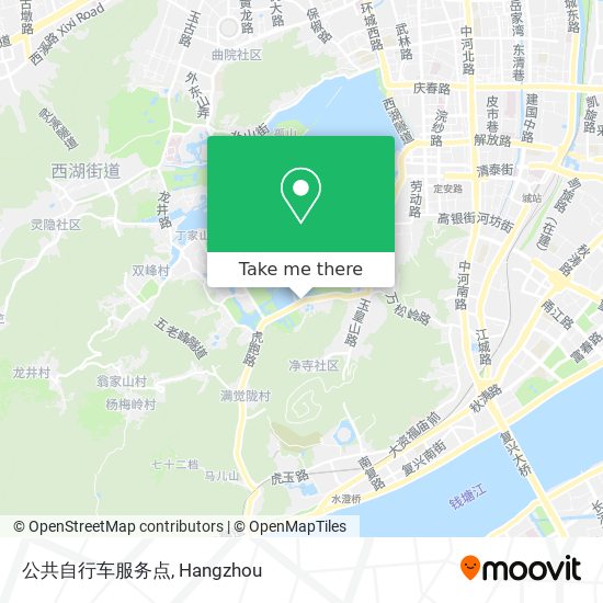 公共自行车服务点 map