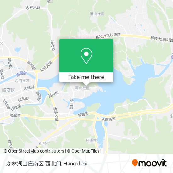森林湖山庄南区-西北门 map