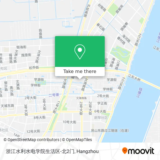 浙江水利水电学院生活区-北2门 map