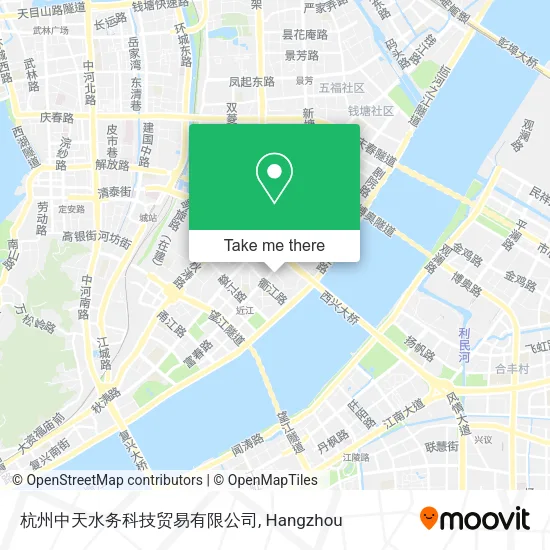 杭州中天水务科技贸易有限公司 map