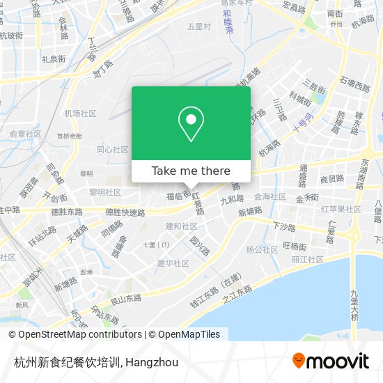 杭州新食纪餐饮培训 map