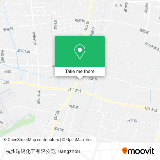 杭州瑞银化工有限公司 map