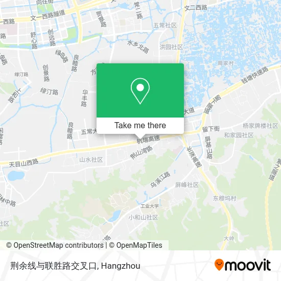 荆余线与联胜路交叉口 map