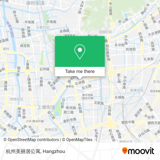 杭州美丽居公寓 map