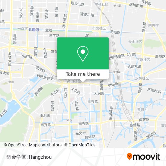 箭金学堂 map