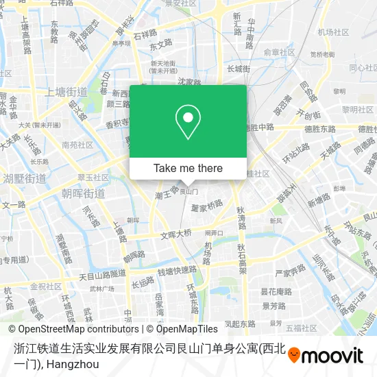 浙江铁道生活实业发展有限公司艮山门单身公寓(西北一门) map