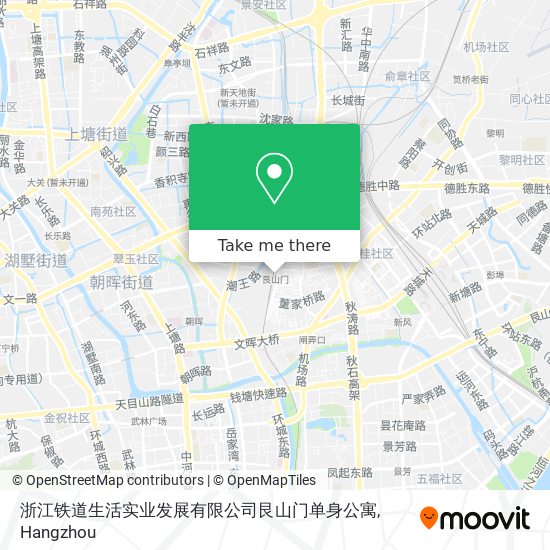 浙江铁道生活实业发展有限公司艮山门单身公寓 map