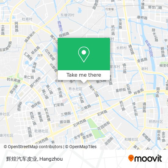 辉煌汽车皮业 map