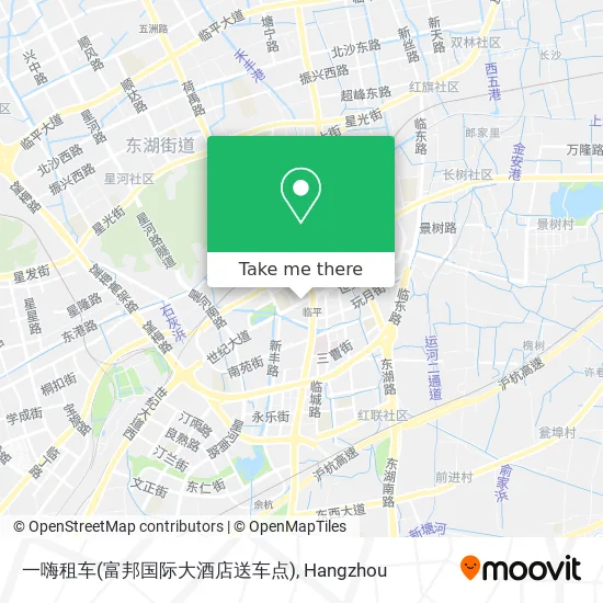 一嗨租车(富邦国际大酒店送车点) map