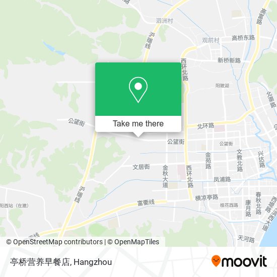 亭桥营养早餐店 map