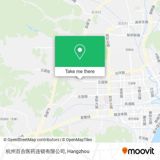 杭州百合医药连锁有限公司 map