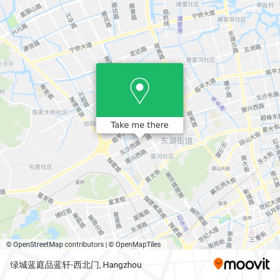 绿城蓝庭品蓝轩-西北门 map