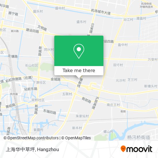 上海华中草坪 map