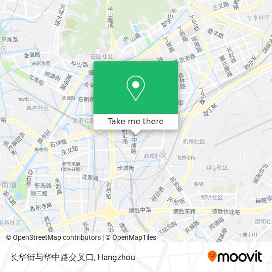 长华街与华中路交叉口 map