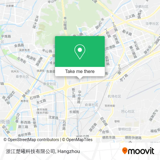 浙江楚曦科技有限公司 map