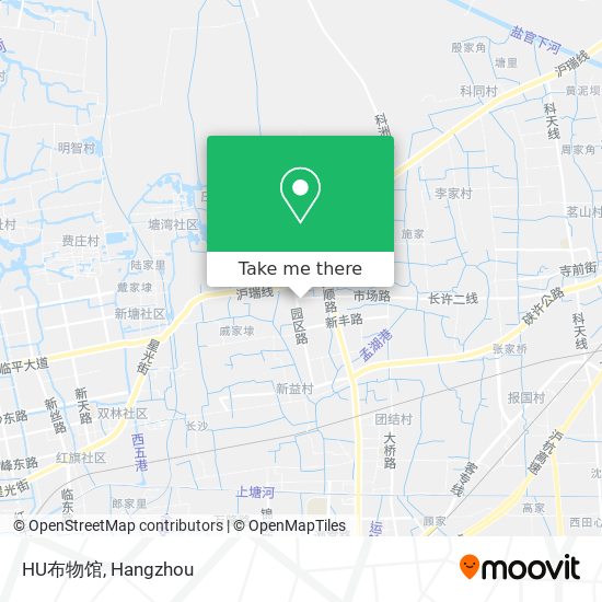 HU布物馆 map