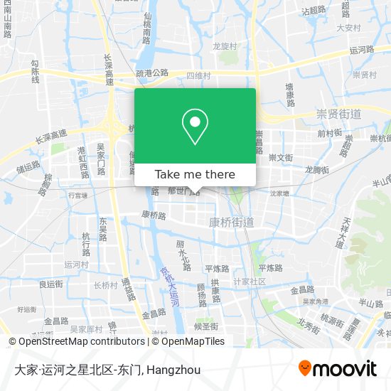 大家·运河之星北区-东门 map