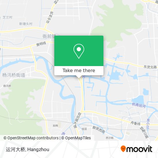 运河大桥 map