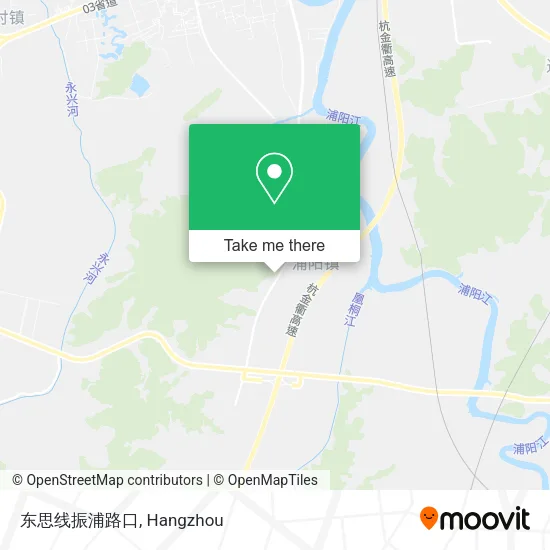 东思线振浦路口 map