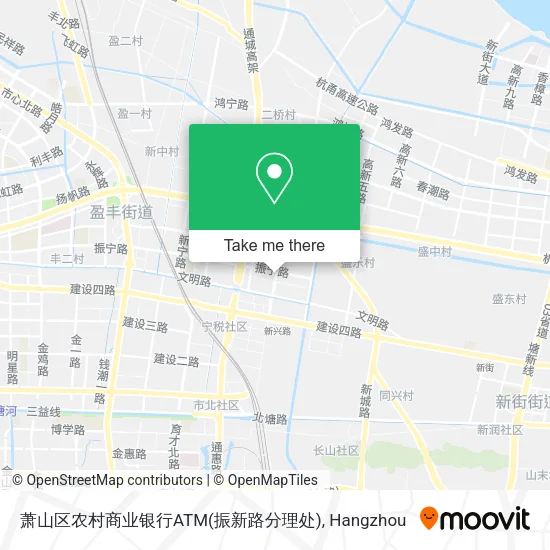 萧山区农村商业银行ATM(振新路分理处) map