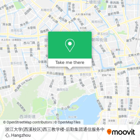 浙江大学(西溪校区)西三教学楼-后勤集团通信服务中心 map