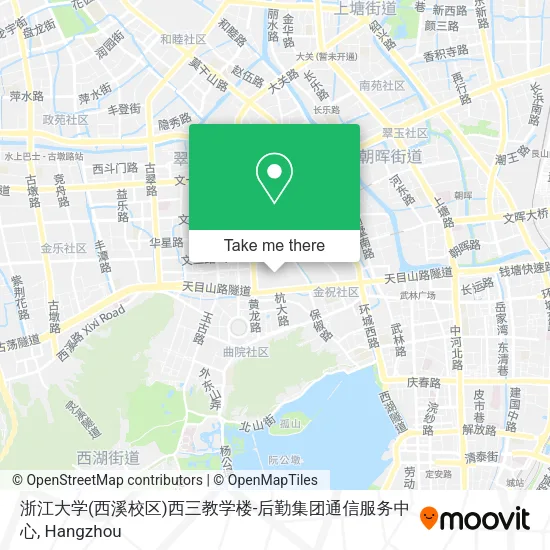 浙江大学(西溪校区)西三教学楼-后勤集团通信服务中心 map