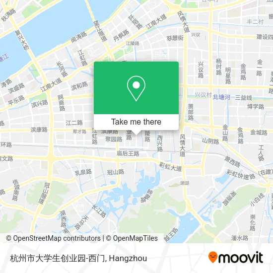 杭州市大学生创业园-西门 map