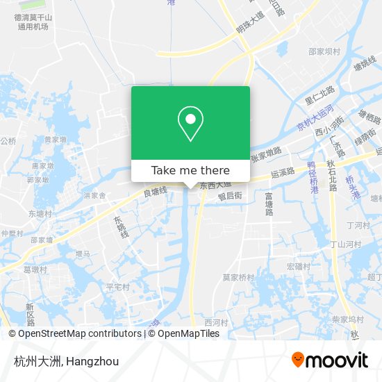 杭州大洲 map