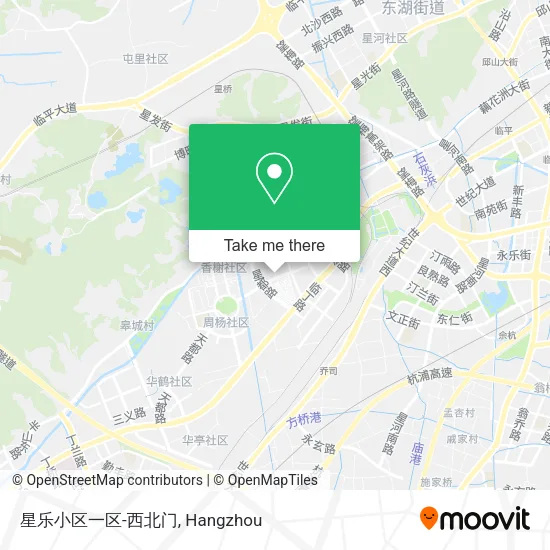星乐小区一区-西北门 map